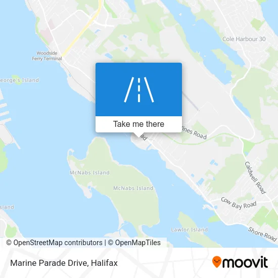 Marine Parade Drive map