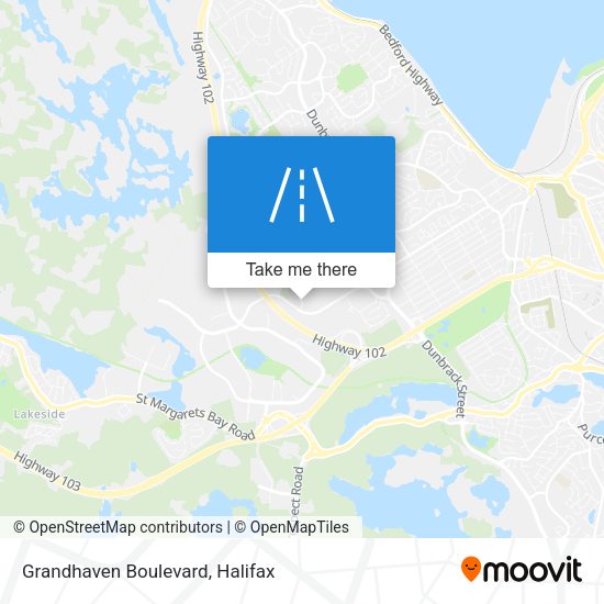Grandhaven Boulevard map