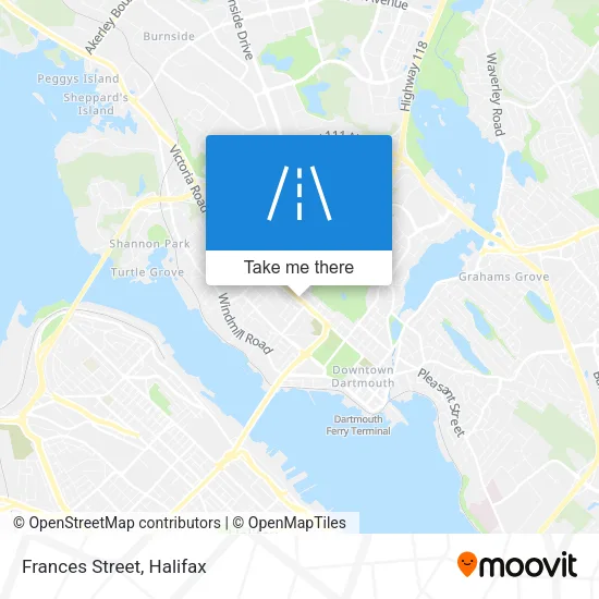 Frances Street map