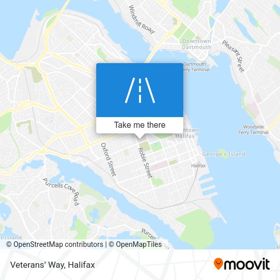 Veterans’ Way map