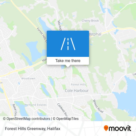 Forest Hills Greenway map