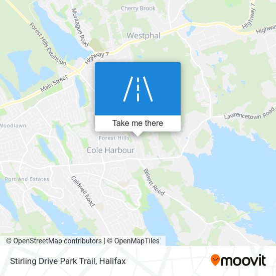 Stirling Drive Park Trail plan