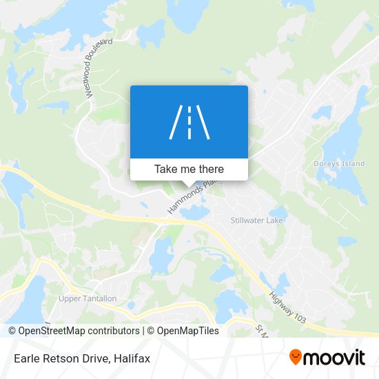 Earle Retson Drive plan