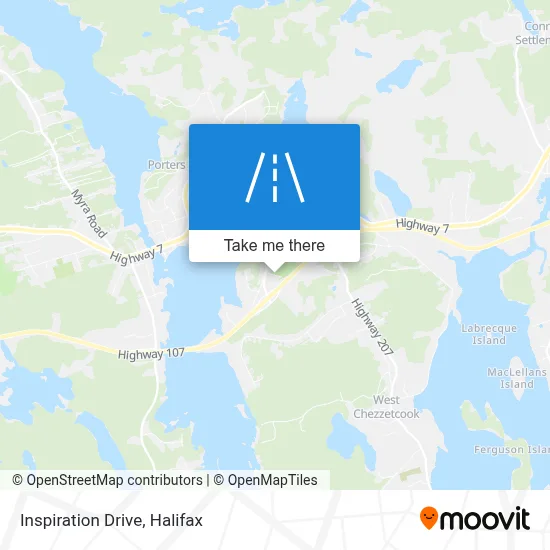 Inspiration Drive map