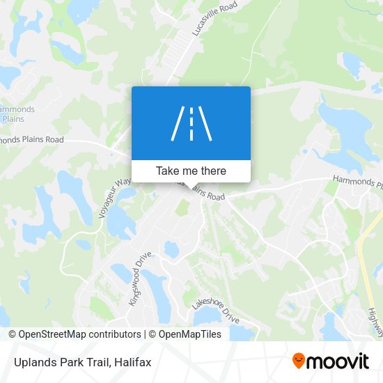 Uplands Park Trail plan