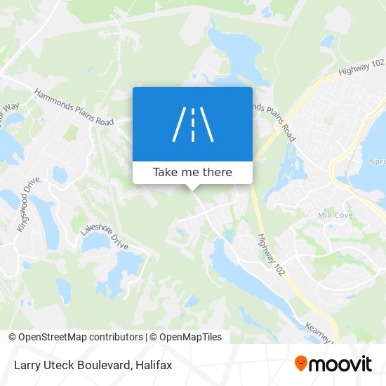 Larry Uteck Boulevard map