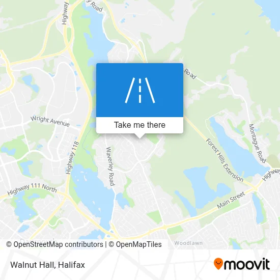 Walnut Hall map