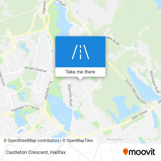 Castleton Crescent map
