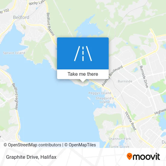 Graphite Drive map