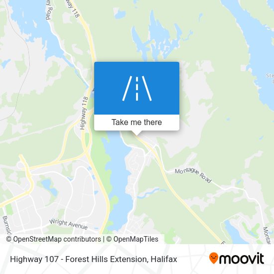 Highway 107 - Forest Hills Extension plan