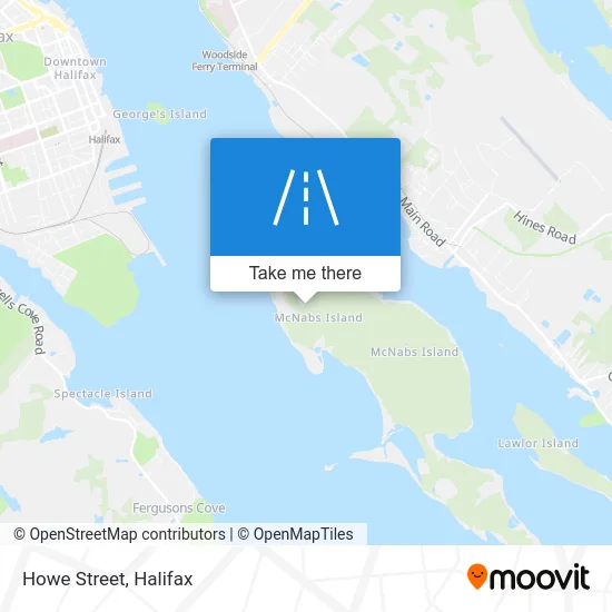 Howe Street map