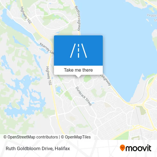 Ruth Goldbloom Drive map