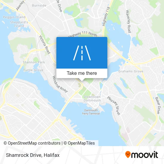 Shamrock Drive map
