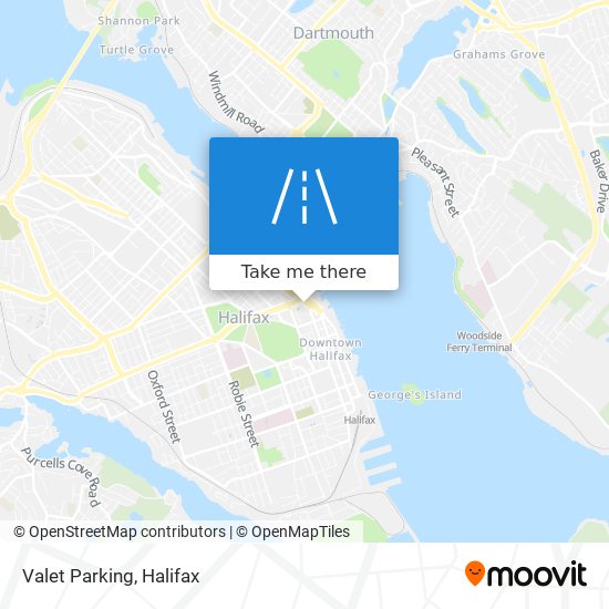 Valet Parking map