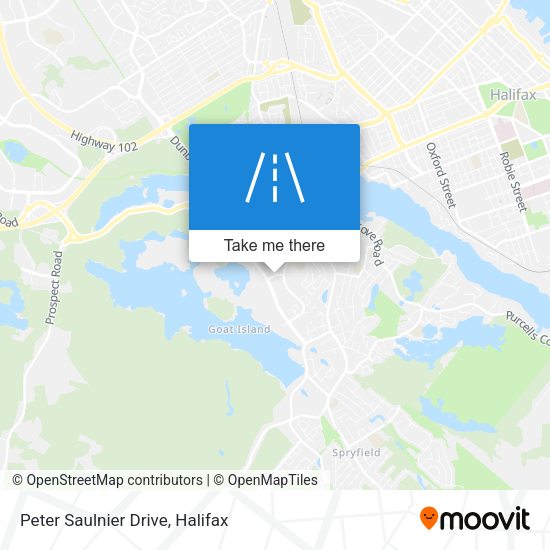 Peter Saulnier Drive map