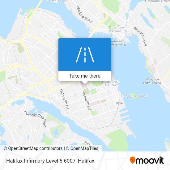 Halifax Infirmary Level 6 6007 map
