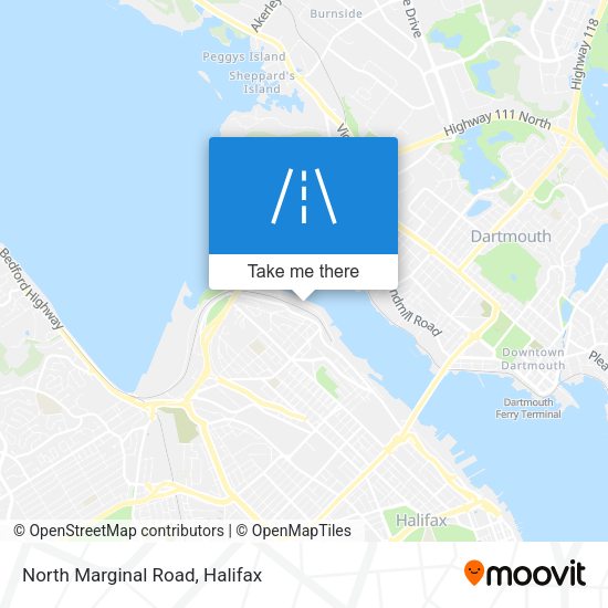 North Marginal Road map