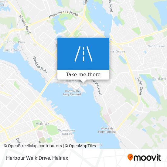 Harbour Walk Drive map