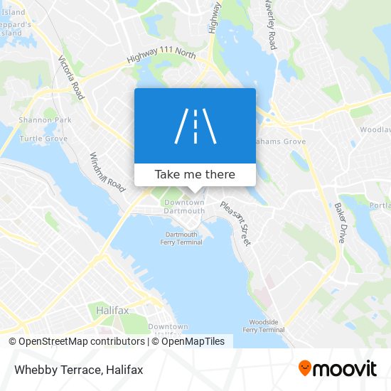 Whebby Terrace map