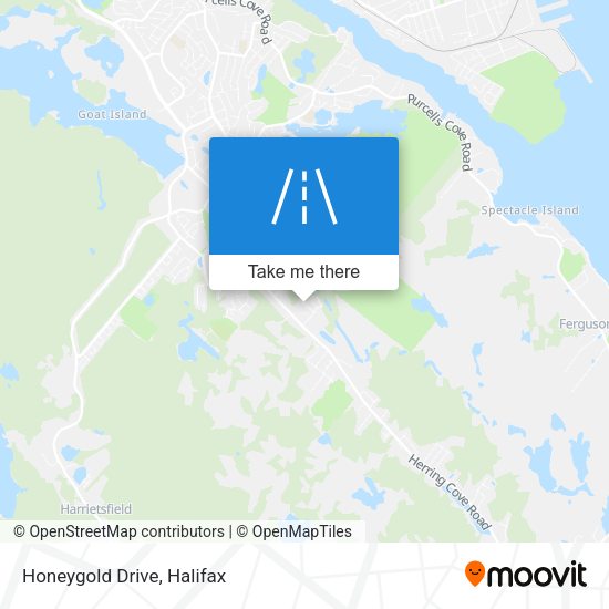 Honeygold Drive map