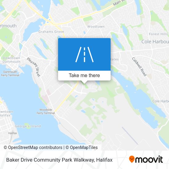 Baker Drive Community Park Walkway plan