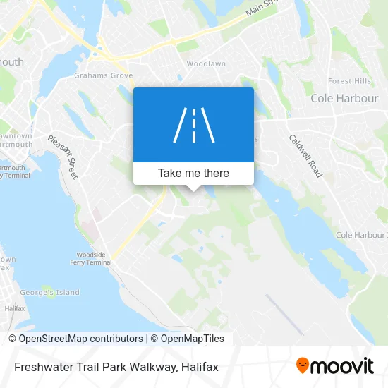 Freshwater Trail Park Walkway map