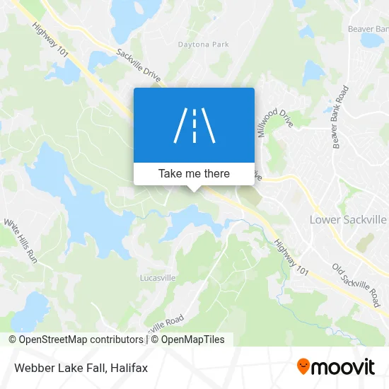 Webber Lake Fall map