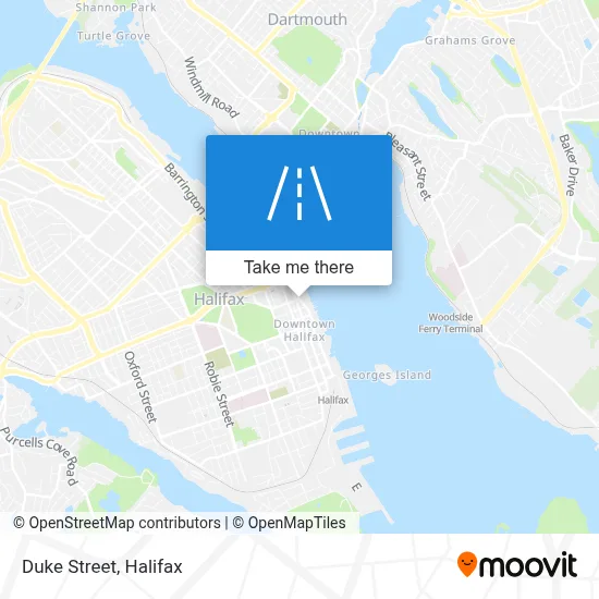 Duke Street map
