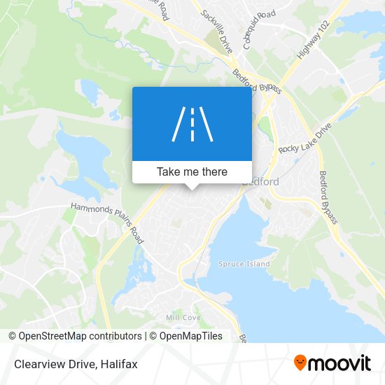 Clearview Drive map