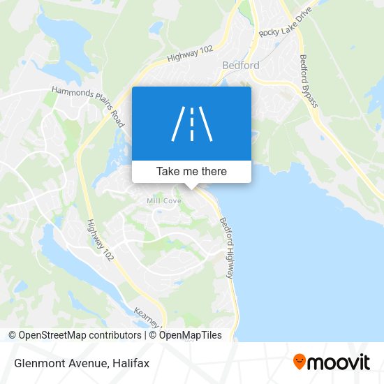Glenmont Avenue map