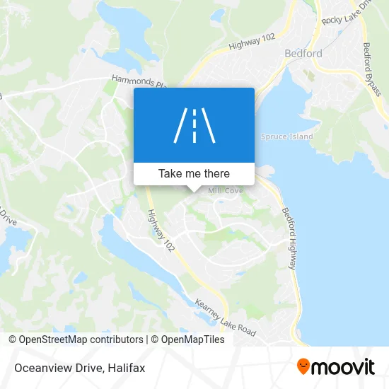 Oceanview Drive map