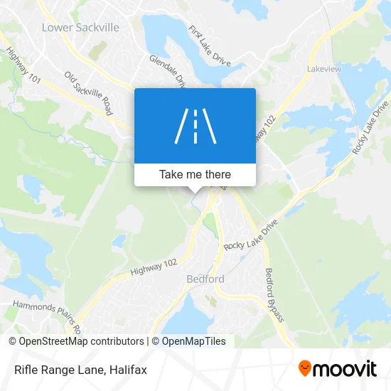 Rifle Range Lane map