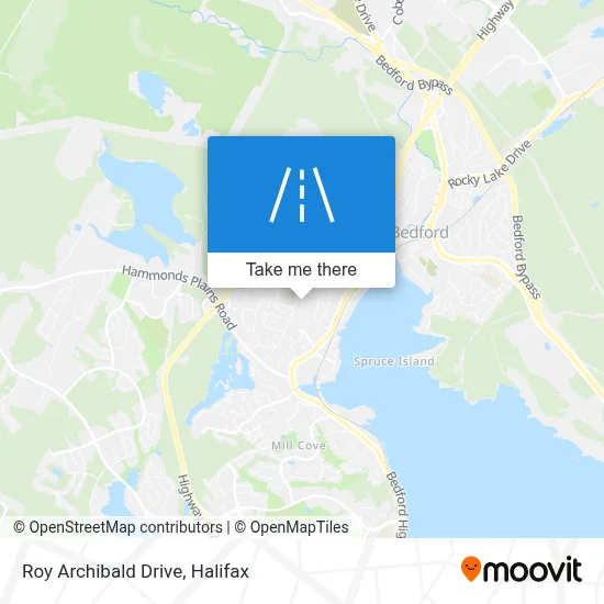 Roy Archibald Drive map