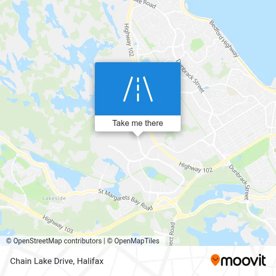 Chain Lake Drive map