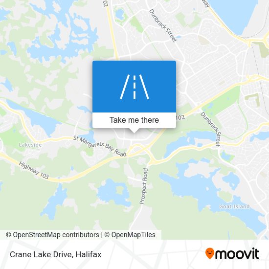 Crane Lake Drive map