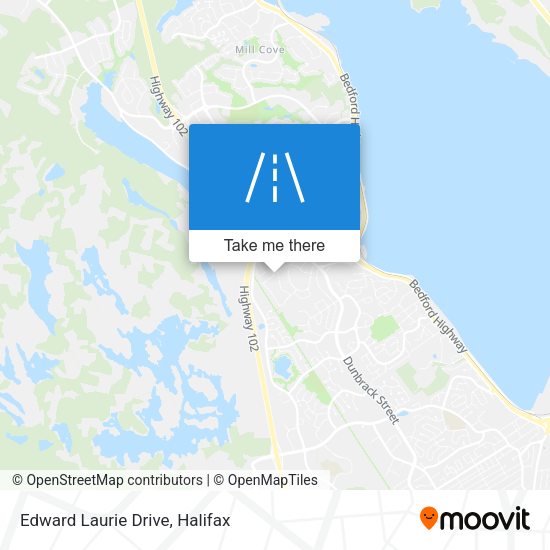 Edward Laurie Drive map