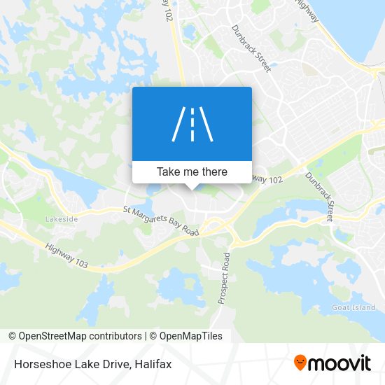 Horseshoe Lake Drive map
