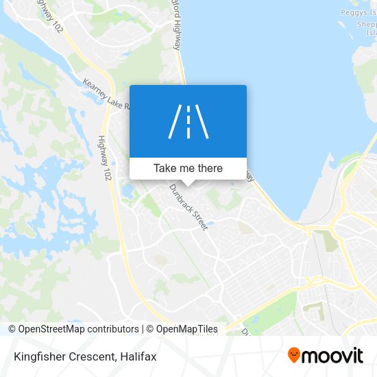 Kingfisher Crescent map