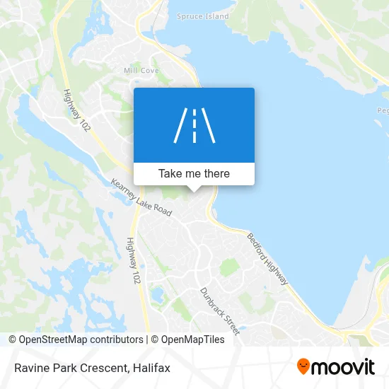 Ravine Park Crescent map