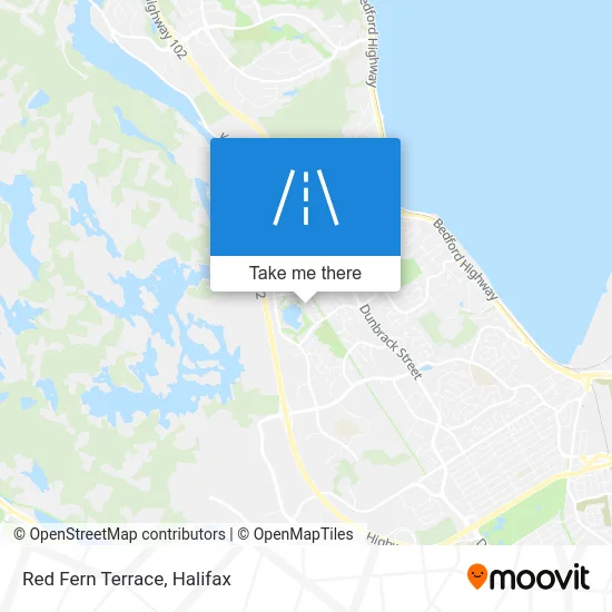 Red Fern Terrace map