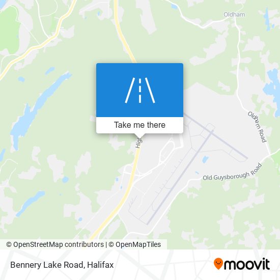 Bennery Lake Road plan