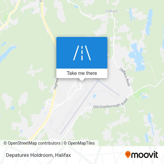 Depatures Holdroom plan