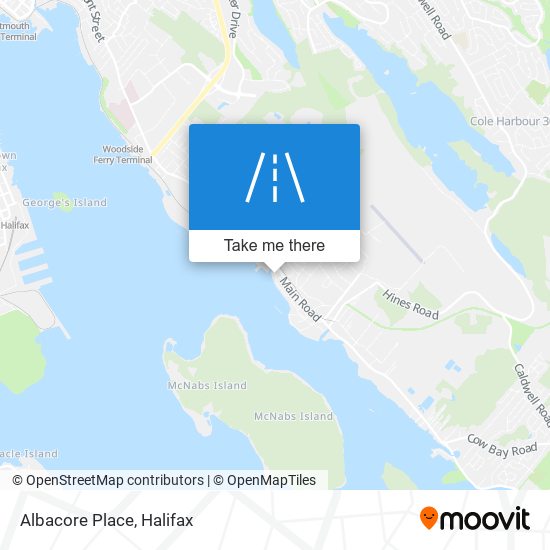 Albacore Place map