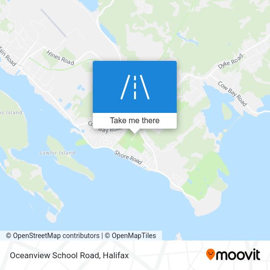 Oceanview School Road map