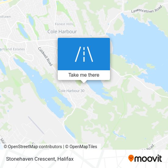 Stonehaven Crescent map