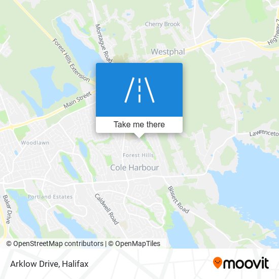 Arklow Drive map