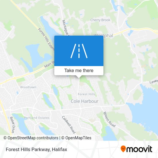 Forest Hills Parkway map