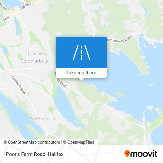 Poor's Farm Road plan