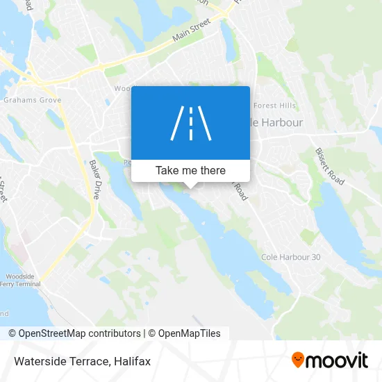 Waterside Terrace map