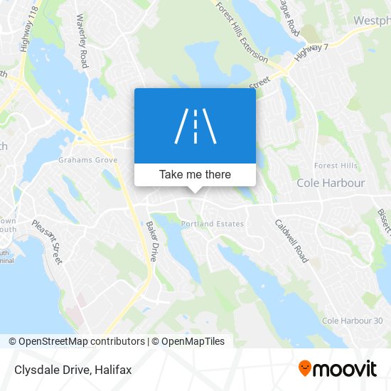 Clysdale Drive map